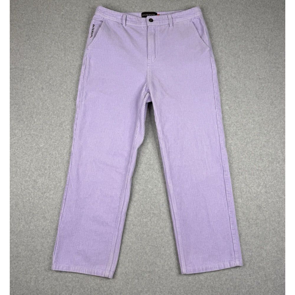 Paterson‎ Pants Mens 33x28 Purple Corduroy Wide Leg Skater Made For Play Y2K